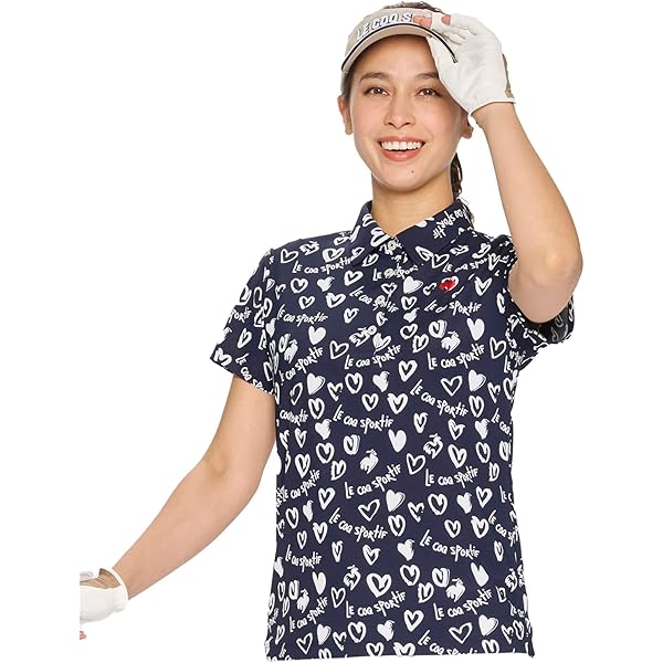 ルコックスポルティフ le coq sportif 半袖シャツ Le coq sportif ストレッチフォーサー ロゴ柄半袖シャツ 24SS